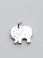 thumb 925 Sterling Silver Elephant Charm Height : 15 mm , Width: 12 mm 0