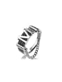 thumb 925 Sterling Silver Tassel Vintage Band Ring 0