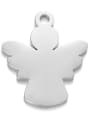 thumb Stainless steel Angel Charm Height : 17 mm , Width: 20 mm 0