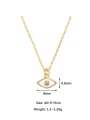 thumb 925 Sterling Silver Enamel Evil Eye Trend Necklace 1