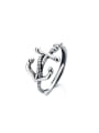 thumb 925 Sterling Silver Anchor Vintage Band Ring 0