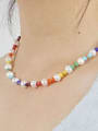 thumb Freshwater Pearl Multi Color Bohemia Handmade Beading Necklace 1