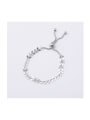 thumb Stainless steel Fish bone chain Trend Link Bracelet 0