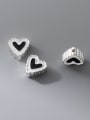 thumb 925 Sterling Silver Enamel Minimalist Heart DIY Pendant 2