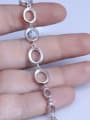 thumb 925 Sterling Silver Round Bracelet Setting Stone size: 8*10mm 1