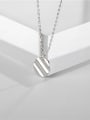 thumb 925 Sterling Silver  Minimalist Round Concave Convex  Necklace 3