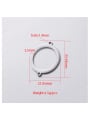 thumb Stainless steel hollow ring connector 2