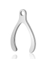 thumb Stainless steel Charm Height : 14.2 mm , Width: 9 mm 0