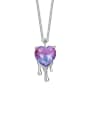 thumb 925 Sterling Silver Cubic Zirconia Heart Trend Necklace 0