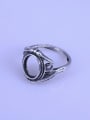 thumb 925 Sterling Silver Oval Ring Setting Stone size: 8*10mm 1