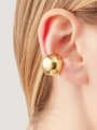 thumb 925 Sterling Silver Geometric Minimalist  Single Stud Earring 1