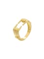 thumb Brass finger shape Trend Band Ring 0