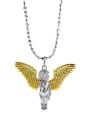 thumb 925 Sterling Silver Angel Vintage Necklace 3