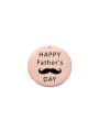 thumb Stainless Steel Laser Lettering Father's day Single Hole Diy Jewelry Accessories 4
