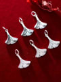 thumb 925 Sterling Silver Leaf Charm Height : 16 mm , Width: 4 mm 1