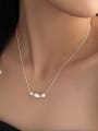 thumb 925 Sterling Silver Irregular Vintage Necklace 2