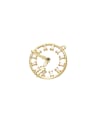 thumb Brass Microset Zircon Clock Pendant 0