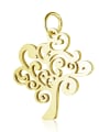 thumb Stainless steel Tree Charm Height : 19.5 mm , Width: 24 mm 1