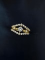 thumb 925 Sterling Silver Cubic Zirconia Irregular Trend Band Ring 2