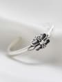 thumb 925 Sterling Silver Cubic Zirconia Black Cross Vintage Band Ring 2