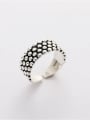 thumb 925 Sterling Silver Geometric Trend Statement Ring 0