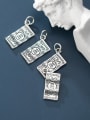 thumb 925 Sterling Silver Money Rectangle Charm 1