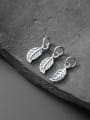 thumb 925 Sterling Silver Leaf Charm Height : 13.5 mm , Width: 5.5 mm 1