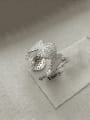 thumb 925 Sterling Silver Hollow Flower Trend Band Ring 2