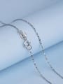 thumb 925 Sterling Silver Lengthen Twisted Serpentine Chain 0