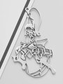 thumb Stainless Steel Mirror Polished Hollow Anime Character Pendant 0