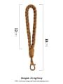 thumb Copper Cotton Rope Hand-Woven Wrist Key Chain 3