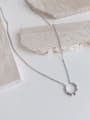 thumb 925 Sterling Silver Geometric Minimalist Necklace 2