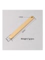 thumb Stainless Steel Single Hole Rounded Corner Rectangle Glossy Tag 2
