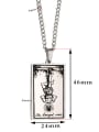 thumb The Hanged Man's Tarot hip hop stainless steel titanium steel necklace 1