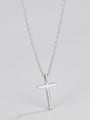 thumb 925 Sterling Silver Cross Minimalist Necklace 0