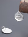 thumb 925 Sterling Silver Message Charm Diameter : 14 mm 1