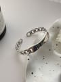 thumb 925 Sterling Silver Trend Geometric Ring and Bangle Set 2