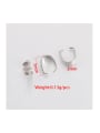thumb Stainless steel melon seed buckle open pendant buckle 1