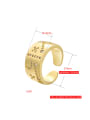 thumb Brass Cubic Zirconia Geometric Trend Band Ring 1