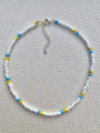 thumb 925 Sterling Silver Bohemia  choker glass beads Necklace 2