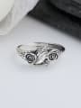 thumb 925 Sterling Silver Flower Vintage Ring 2