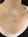 thumb 925 Sterling Silver Cubic Zirconia Heart Luxury Necklace 2