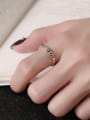 thumb 925 Sterling Silver Letter Vintage Ring 1