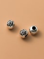 thumb 925 Sterling Silver Flower Vintage Beads 2