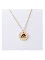 thumb Stainless Steel Animation House Pattern Necklace 0