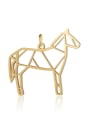 thumb Stainless steel Horse Charm Height : 21 mm , Width: 34 mm 1