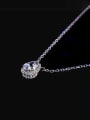 thumb 925 Sterling Silver Cubic Zirconia Water Drop Luxury Necklace 1