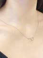 thumb 925 Sterling Silver Hollow Heart Minimalist Necklace 1