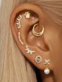 thumb 925 Sterling Silver Geometric Minimalist Single Earring 1