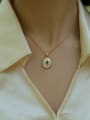 thumb 925 Sterling Silver Cubic Zirconia Geometric Vintage Necklace 1